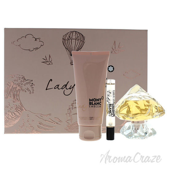 Mont Blanc Lady Emblem by Mont Blanc for Women - 3 Pc Gift S