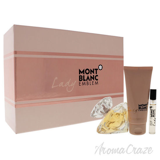 Mont Blanc Lady Emblem by Mont Blanc for Women - 3 Pc Gift S