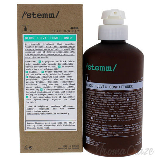 Black Fulvic Conditioner Hair by Stemm for Unisex - 16 oz Co