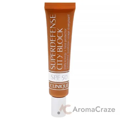 Picture of Superdefense City Block Daily Energy plus Face Protector SPF 50 by Clinique for Women - 1.4 oz Sunscreen