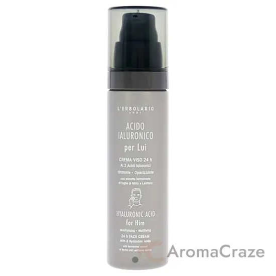 Picture of Hyaluronic Acid Moisturisin Mattifying Face Cream by LErbolario for Men - 1.6 oz Cream