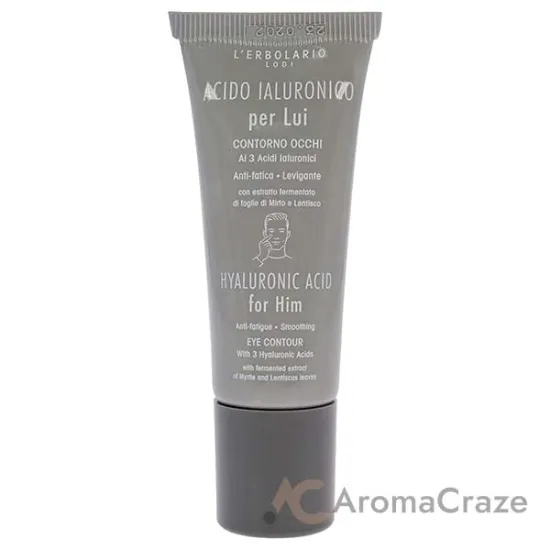 Picture of Hyaluronic Acid Anti-Fatigue Smoothing Eye Contour by LErbolario for Men - 0.5 oz Gel
