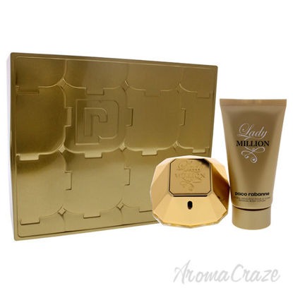 Lady Million by Paco Rabanne for Women - 2 Pc Gift Set 1.7oz