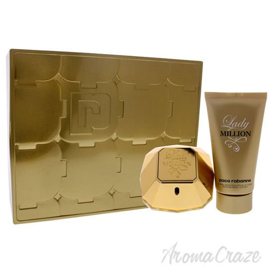 Lady Million by Paco Rabanne for Women - 2 Pc Gift Set 1.7oz