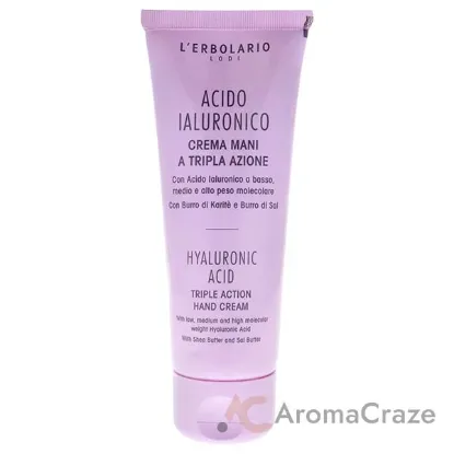 Picture of Hyaluronic Acid Triple Action Hand Cream by LErbolario for Unisex - 2.5 oz Cream