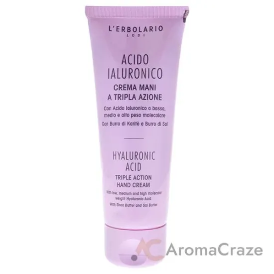 Picture of Hyaluronic Acid Triple Action Hand Cream by LErbolario for Unisex - 2.5 oz Cream