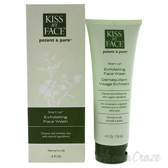 Start Up Exfoliating Face Wash by Kiss My Face for Unisex - 