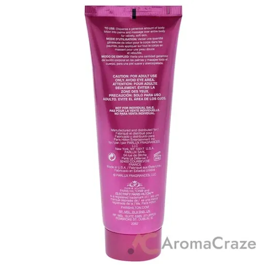 Picture of Electrify by Paris Hilton for Women - 3 oz Body Lotion (Tester)