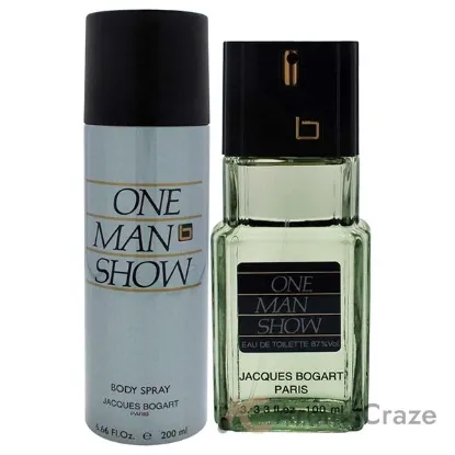 Picture of One Man Show by Jacques Bogart for Men - 2 Pc Gift Set 3.3oz EDT Spray, 6.6oz Body Spray