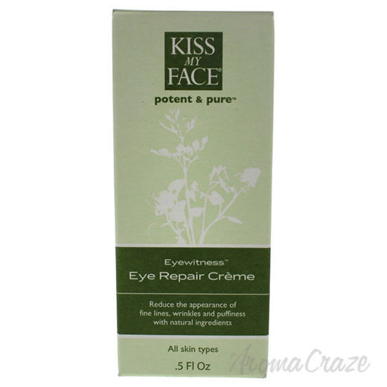 Eyewitness Eye Repair Cream by Kiss My Face for Unisex - 0.5