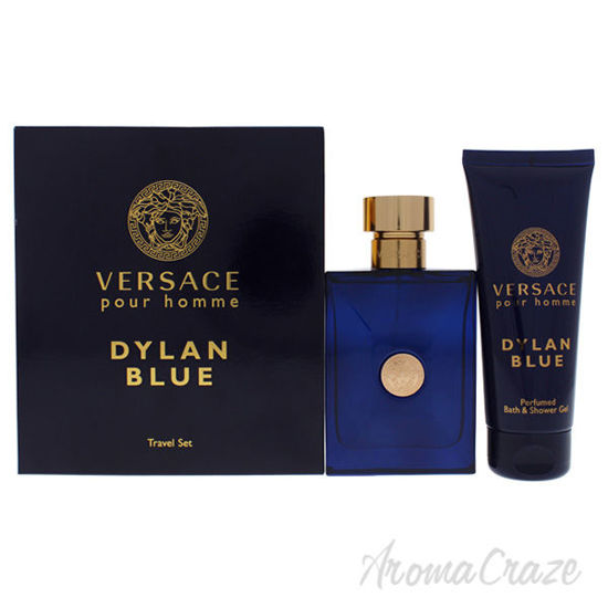 Dylan Blue by Versace for Men - 2 Pc Gift Set 3.4oz EDT Spra