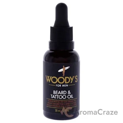 Picture of Beard and Tattoo Oil by Woodys for Men - 1 oz Oil