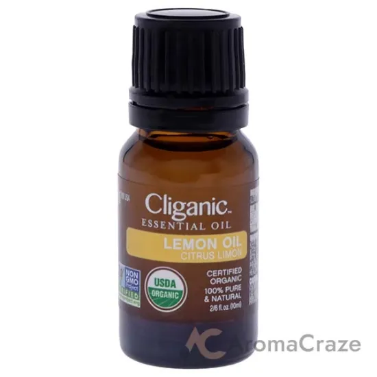 Picture of Organic Lemon by Cliganic for Unisex - 0.33 oz Oil