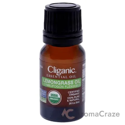 Picture of Organic Lemongrass by Cliganic for Unisex - 0.33 oz Oil