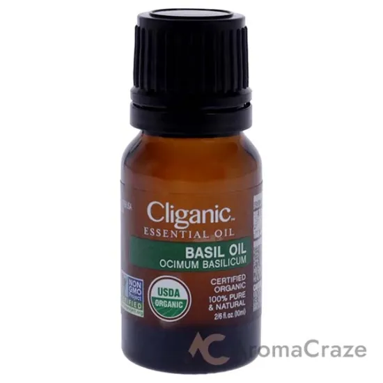 Picture of Organic Basil by Cliganic for Unisex - 0.33 oz Oil