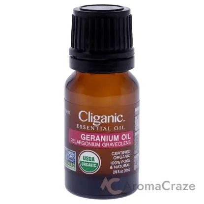 Picture of Organic Geranium by Cliganic for Unisex - 0.33 oz Oil