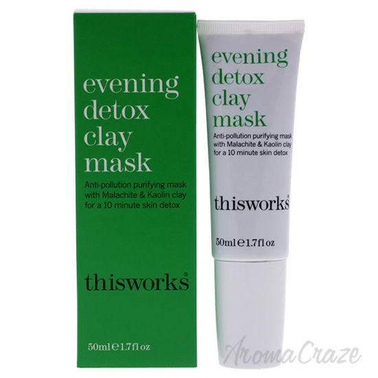 Evening Detox Clay Mask by ThisWorks for Unisex - 1.7 oz Mas