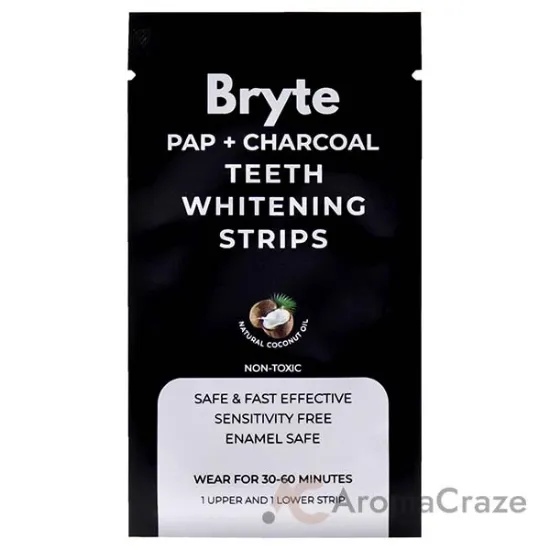Picture of PAP Pus Charcoal Whitening Strips by Bryte for Unisex - 28 Pc Strips