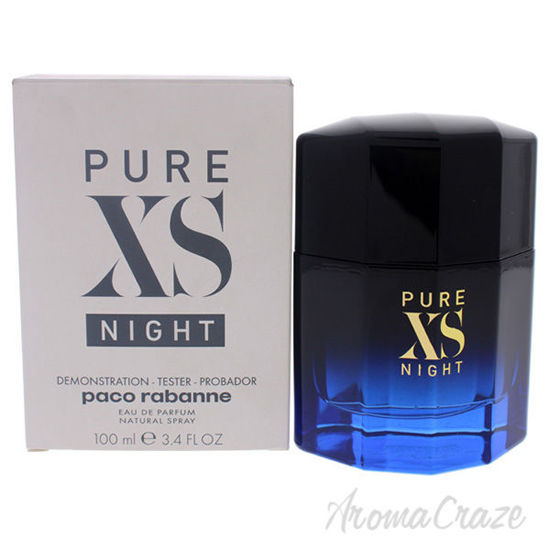 Pure XS Night by Paco Rabanne for Men - 3.4 oz EDP Spray (Te