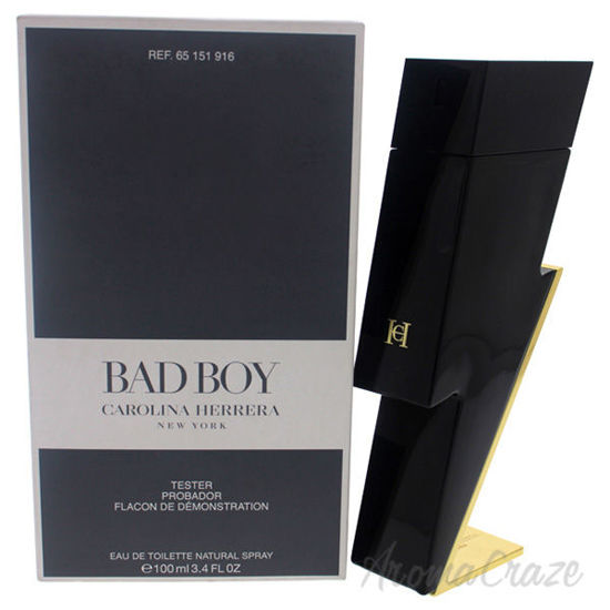 Bad Boy by Carolina Herrera for Men - 3.4 oz EDT Spray (Test