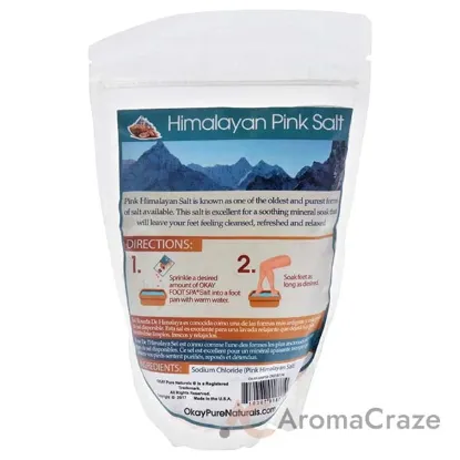 Picture of Detox Himalayan Pink Salt by Okay for Unisex - 8 oz Bath Salt