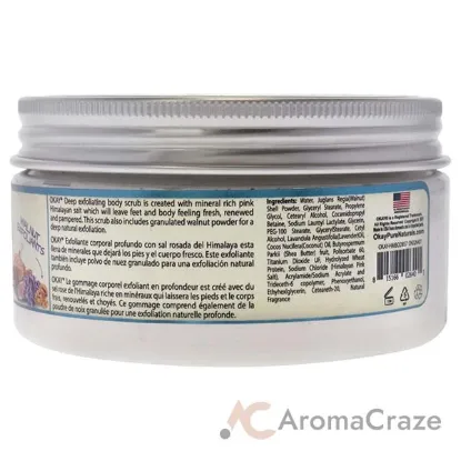 Picture of Body and Foot Scrub Himalayan Pink Salt - Lavender by Okay for Unisex - 7.25 oz Scrub