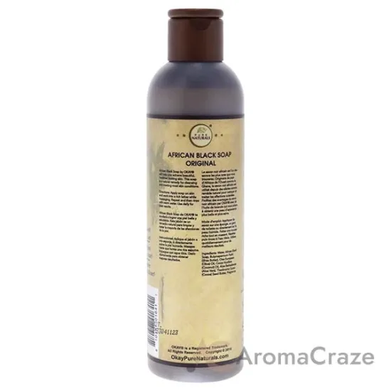 Picture of African Black Liquid Soap by Okay for Unisex - 8 oz Soap