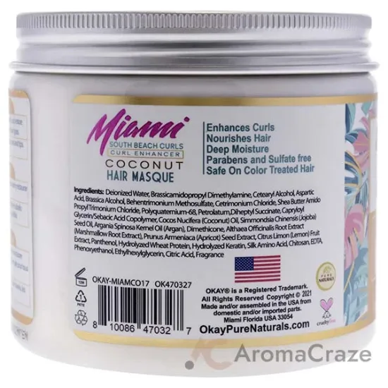 Picture of Miami South Beach Curls - Curl Enhancing by Okay for Women - 17 oz Masque