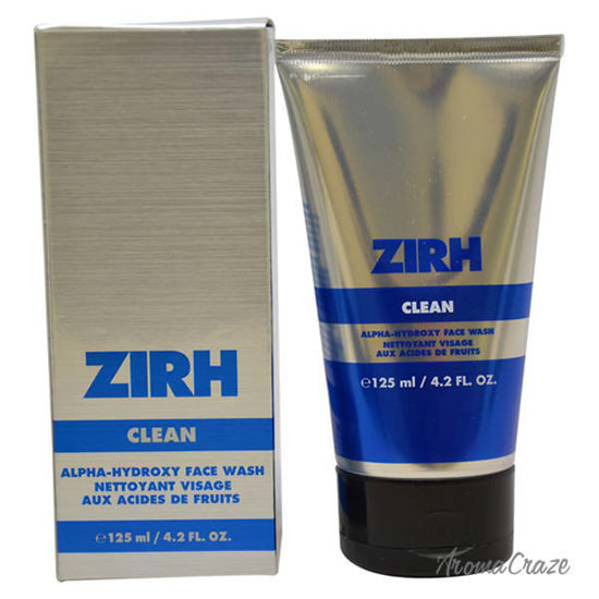 Clean (Alpha-Hydroxy Face Wash) by Zirh for Men - 4.2 oz Cle