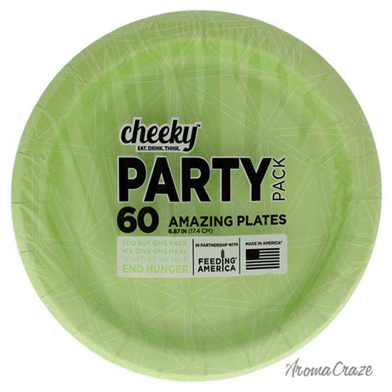 Snack Paper Plates Pack - Geo Star Green by Cheeky for Unise