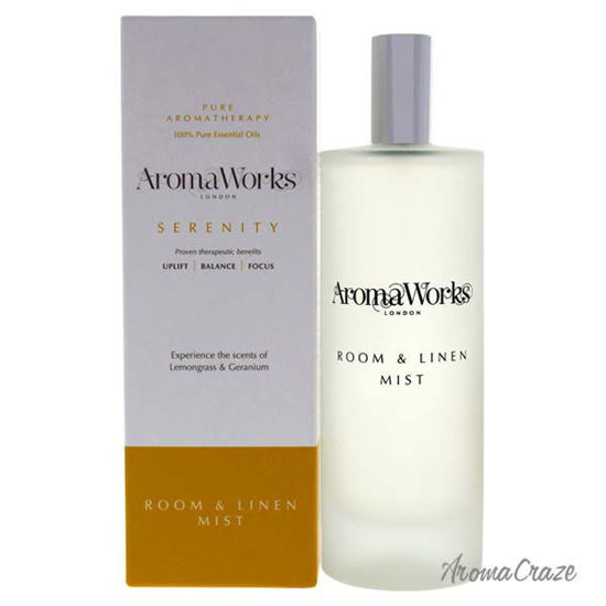 Serenity Room and Linen Mist by Aromaworks for Unisex - 3.4 