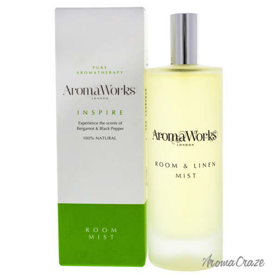 Inspire Room Mist by Aromaworks for Unisex - 3.4 oz Room Spr