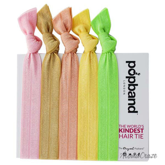 Hair Tie - Ocean Drive by Popband for Women - 5 Pc Hair Band