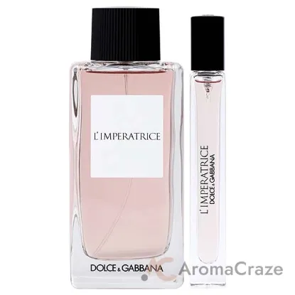 Picture of LImperatrice by Dolce and Gabbana for Women - 2 Pc Gift Set 3.3oz EDT Spray, 0.33oz EDT Spray (Mini)