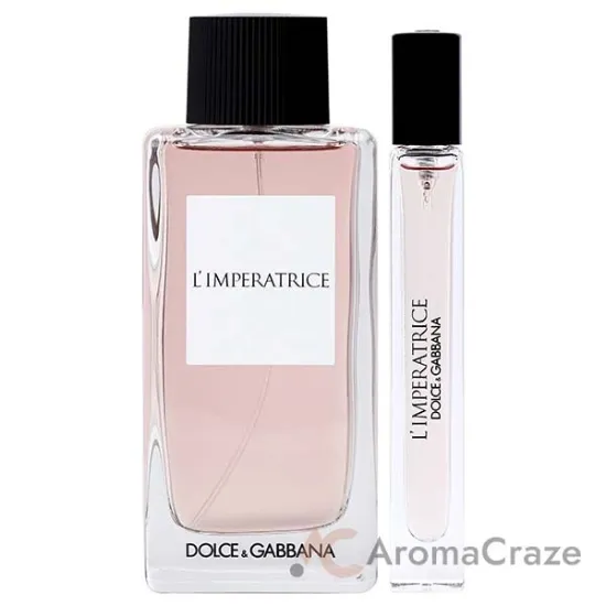 Picture of LImperatrice by Dolce and Gabbana for Women - 2 Pc Gift Set 3.3oz EDT Spray, 0.33oz EDT Spray (Mini)