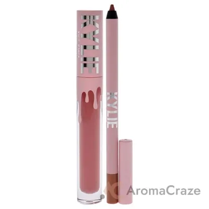 Picture of Matte Lip Kit - 808 Kylie by Kylie Cosmetics for Women - 2 Pc 0.10oz Matte Liquid Lipstick, 0.039oz Lip Liner