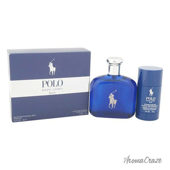 Picture of Polo Blue by Ralph Lauren for Men - 2 Pc GiftSet 4.2oz EDT Spray, 2.6oz Alcohol Free Deodorant