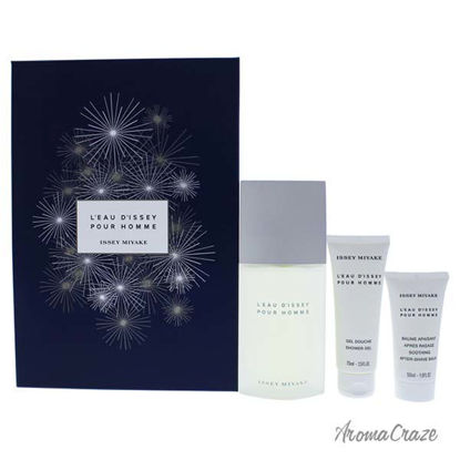 Leau Dissey by Issey Miyake for Men - 3 Pc Gift Set 4.2oz ED
