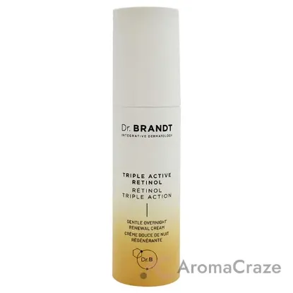Picture of Triple Active Retinol Gentle Overnight Renewal Cream by Dr. Brandt for Women - 1 oz Cream