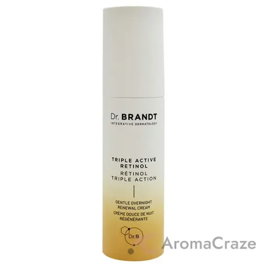 Picture of Triple Active Retinol Gentle Overnight Renewal Cream by Dr. Brandt for Women - 1 oz Cream