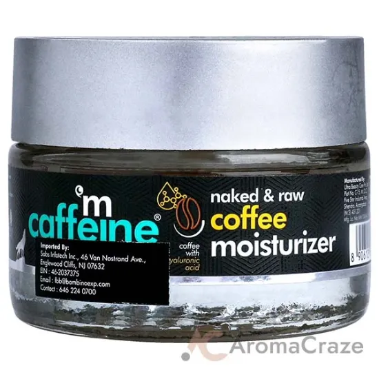 Picture of Naked and Raw Coffee Moisturizer - Hyaluronic Acid - Oil Free Hydration by mCaffeine for Unisex - 1.69 oz Moisturizer
