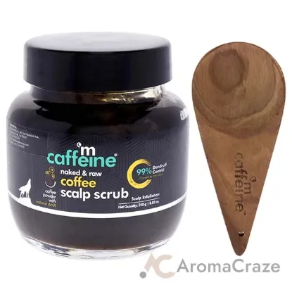 Picture of Naked and Raw Coffee Scalp Scrub - Natural Aha - Scalp Exfoliation by mCaffeine for Unisex - 8.82 oz Scrub