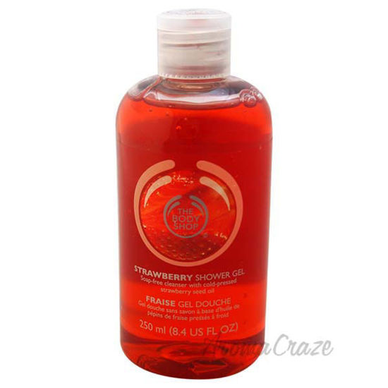 Strawberry Shower Gel by The Body Shop for Unisex - 8.4 oz S