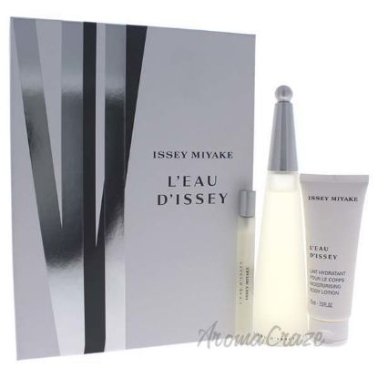 Leau Dissey by Issey Miyake for Women - 3 Pc Gift Set 3.3oz 