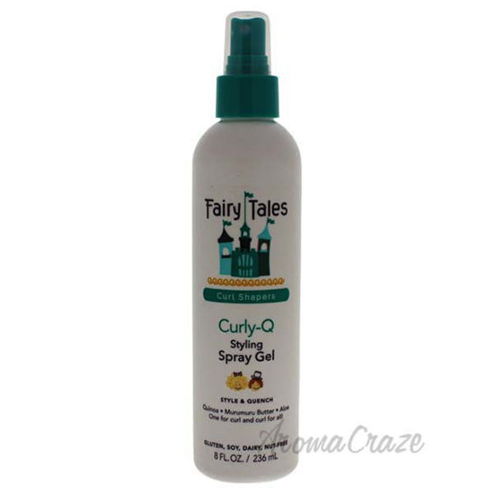 Curly-Q Styling Spray Gel by Fairy Tales for Kids - 8 oz Spr