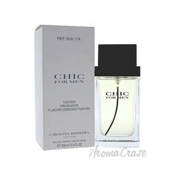 Chic by Carolina Herrera for Men - 3.4 oz EDT Spray (Tester)