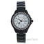 2033L-BW Black Stainless Steel Bracelet Watch by Kim and Jad
