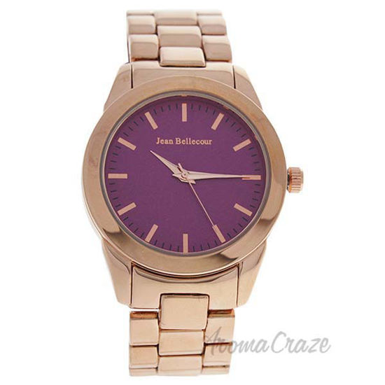A0372-1 Rose Gold Stainless Steel Bracelet Watch by Jean Bel