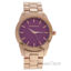 A0372-1 Rose Gold Stainless Steel Bracelet Watch by Jean Bel