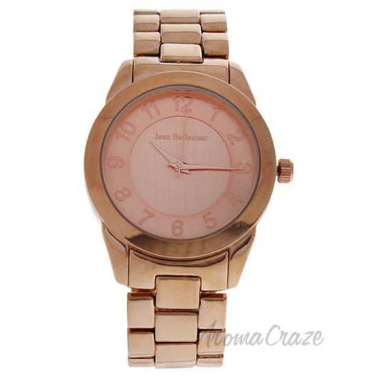 A0372-2 Rose Gold Stainless Steel Bracelet Watch by Jean Bel